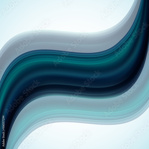 Abstract colorful waves