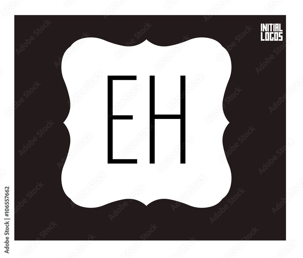 EH Initial Logo for your startup venture