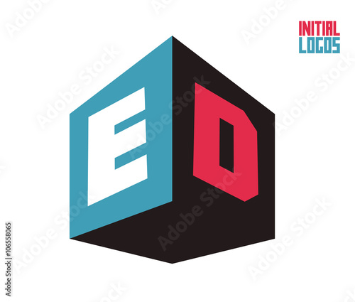 ED Initial Logo for your startup venture