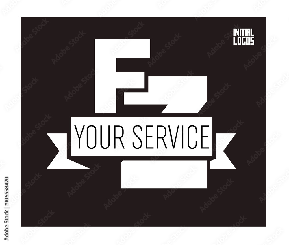 FZ Initial Logo for your startup venture FZ Initial Logo for your startup venture