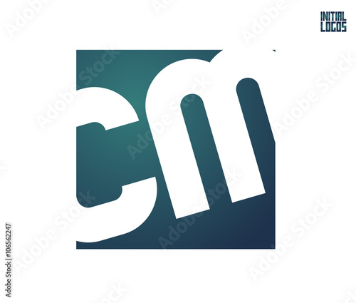 CM Initial Logo for your startup venture