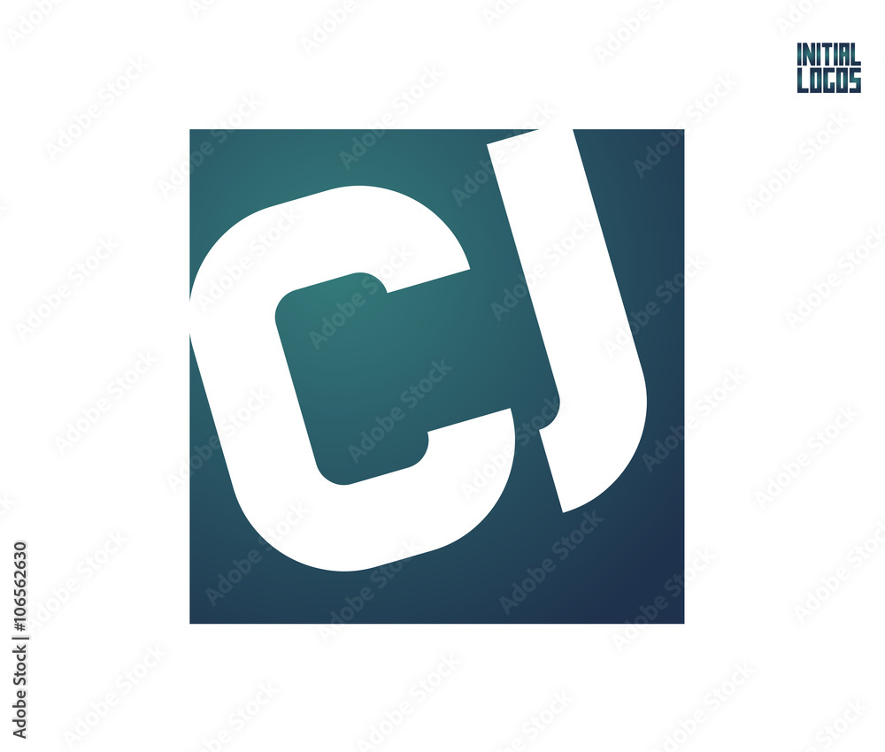 CJ Initial Logo for your startup venture CJ Initial Logo for your startup venture