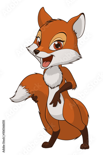 Little funny fox
