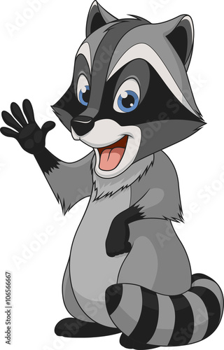 Little funny raccoon.