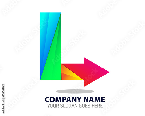 Free Download Digital Letter Logo Icon Graphic - GFXLoad