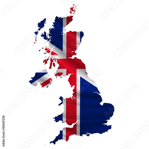 イギリス 国旗 地図 アイコン