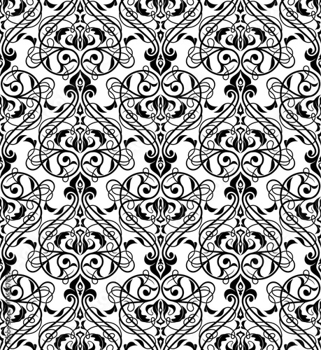 Decorative traditional eastern seamless pattern.
