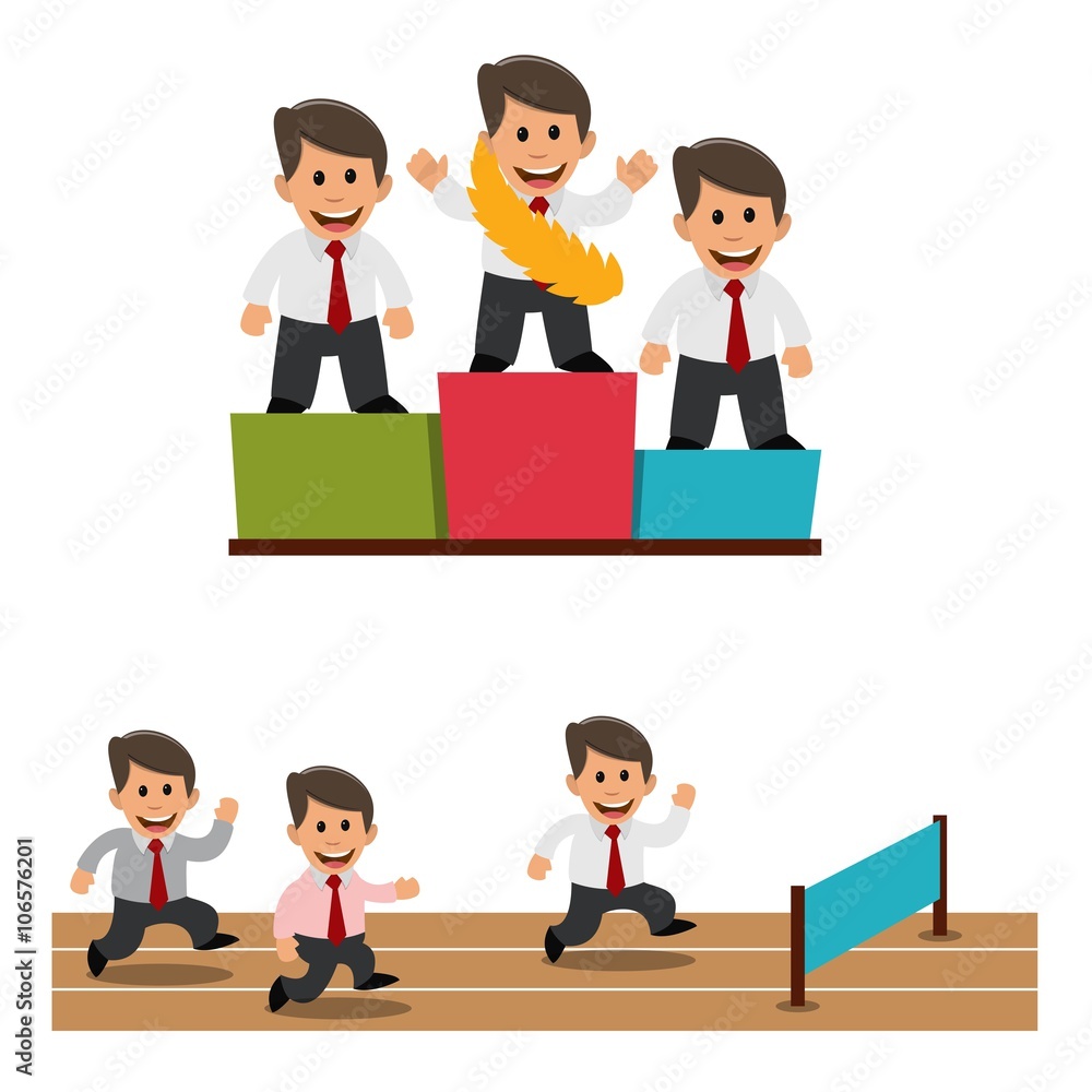 Businessman champion. Competition. Winner. Success. Businessman champion. Competition. Winner. Success.