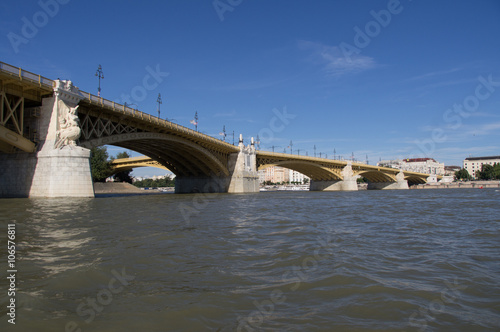 Photography bridge in budapest