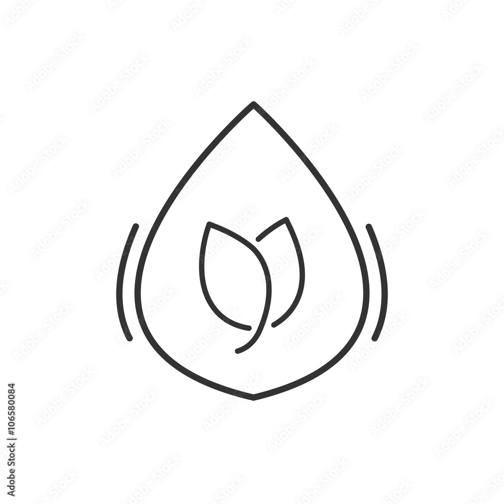 Line Icon Style, Herbal medicine liquid drug icon Line Icon Style, Herbal medicine liquid drug icon