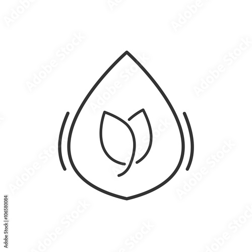 Line Icon Style,  Herbal medicine liquid drug icon