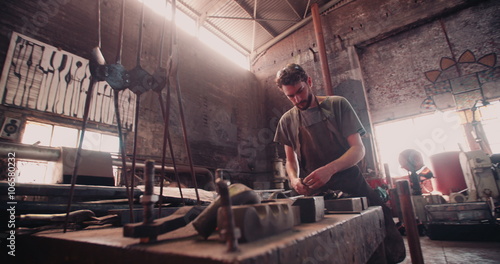Wallpaper Mural Blacksmith at work Torontodigital.ca