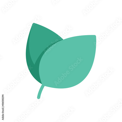 Flat Icon herb icon vector design