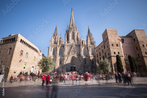 cathedral of barcelona in spain