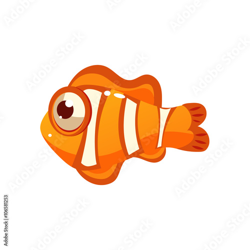 Clown Fish. Vector Illustration
