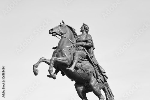 Bronze Horseman in St. Petersburg.
