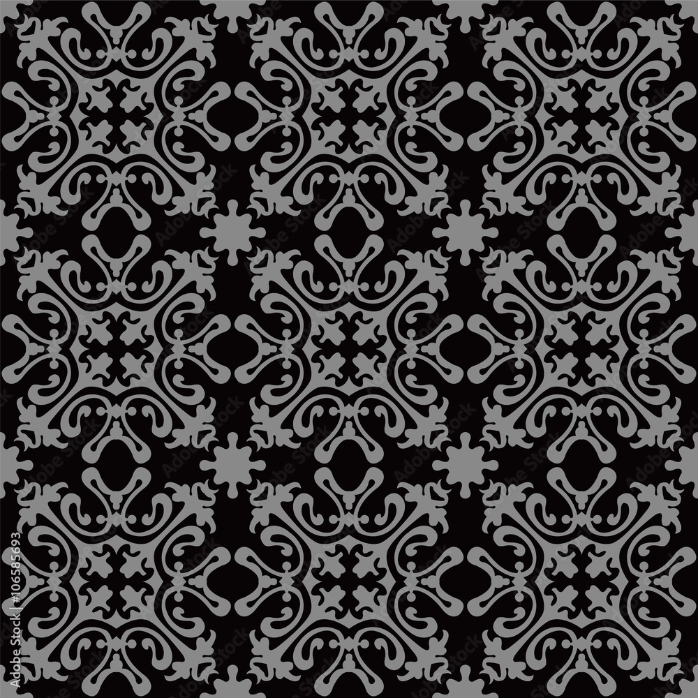 Elegant dark antique background image of 
geometry kaleidoscope