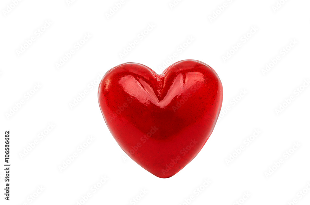 candy heart isolated