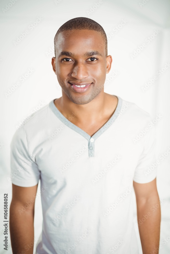Portrait of smiling man standing Portrait of smiling man standing