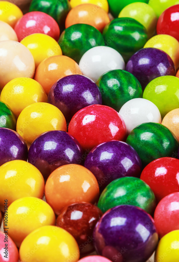 background of colored gum background of colored gum