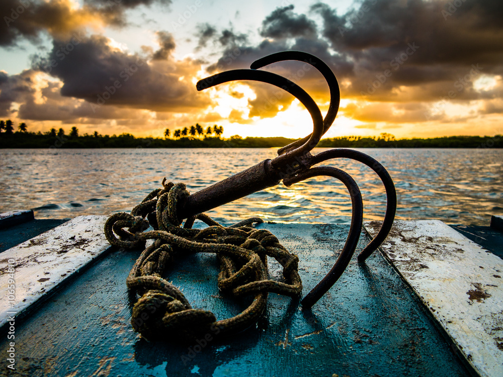 Fototapeta premium Levantar âncora