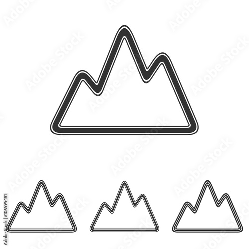 Adventure logo design set