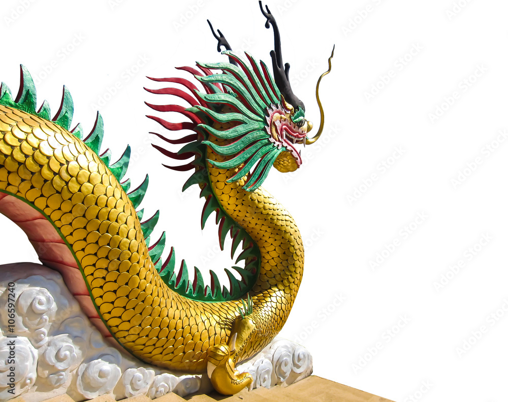 Chinese dragon on isolate background Chinese dragon on isolate background