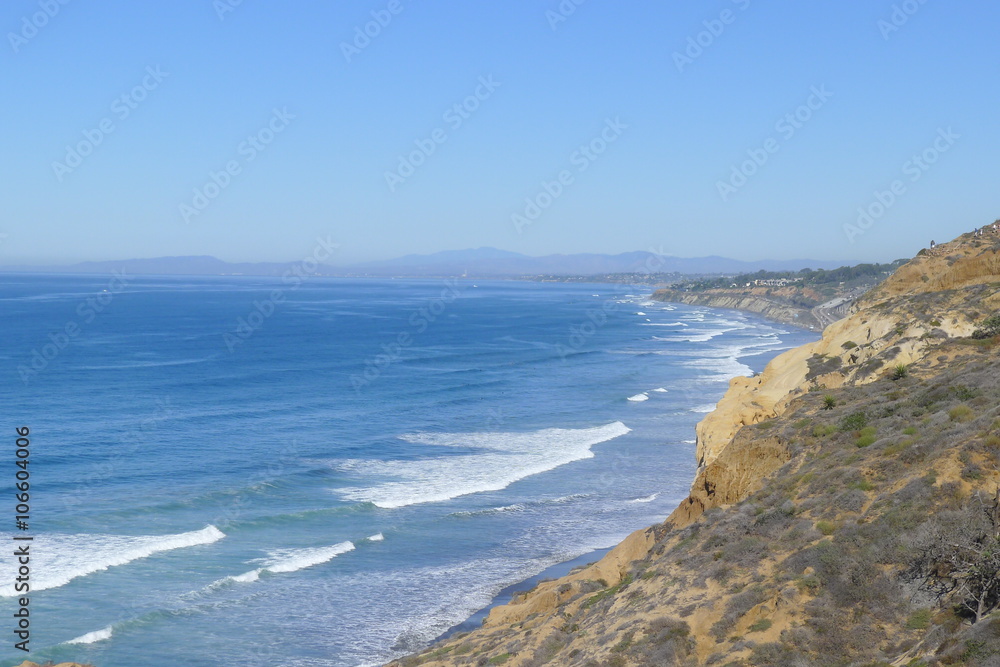 Scene of Southern California Coastline