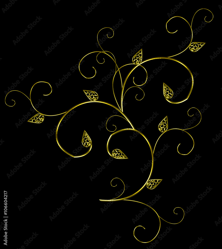 Gold element Gold element