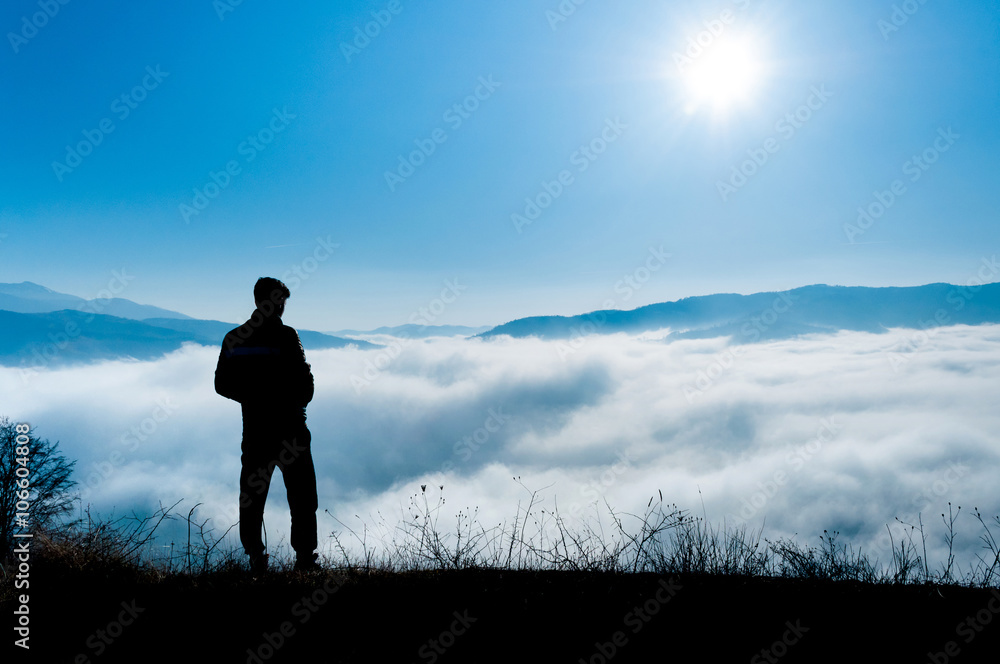 Looking above the clouds Looking above the clouds