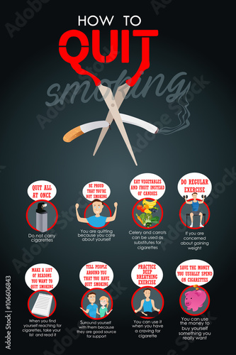 How to Quit Smoking Infographic