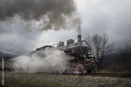 Fotografie Old steam train