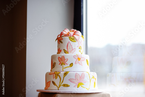 Delicious wedding cake