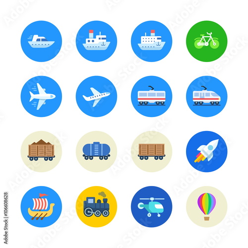 Transport icons