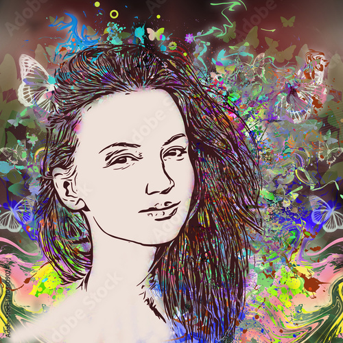 красивая девушка