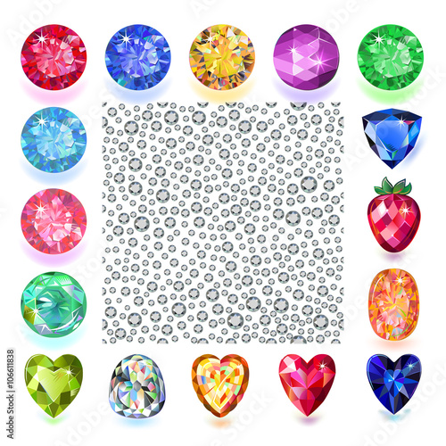 Rhinestones texture