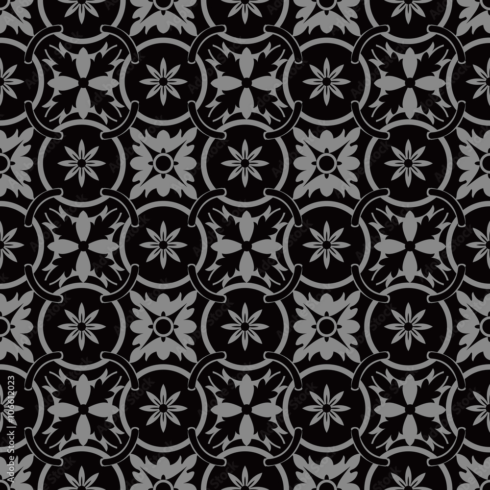 Elegant dark antique background image of round flower cross Elegant dark antique background image of round flower cross