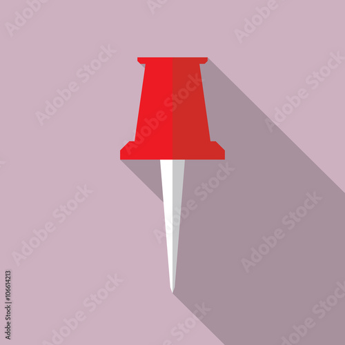 Push Pin Vector Flat Icon
