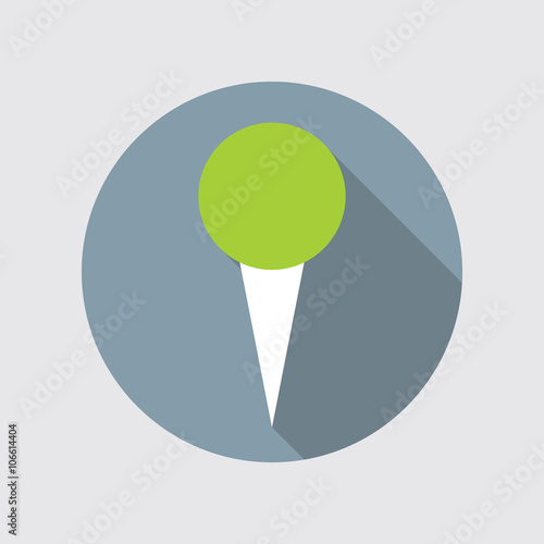 Push Pin Vector Flat Icon