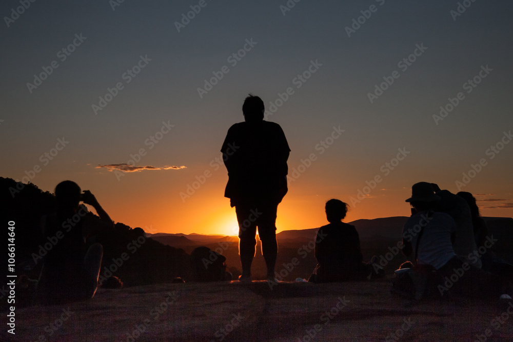 Sunset at Sedona, Arizona. - obrazy, fototapety, plakaty 