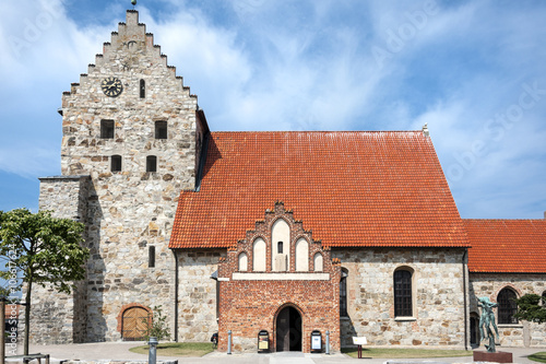 Old Sankt Nikolai church in Simrishamn Sweden