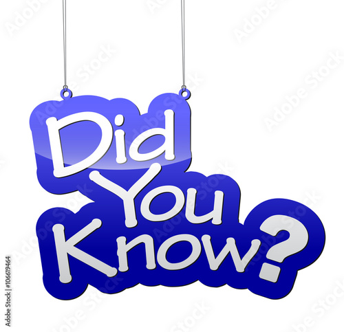 blue vector background did you know