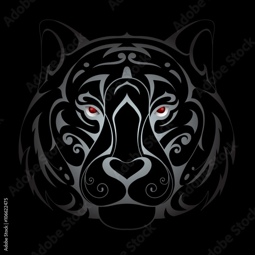 Fototapeta Naklejka Na Ścianę i Meble -  Tiger head illustration