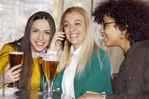 friends talking on the phone