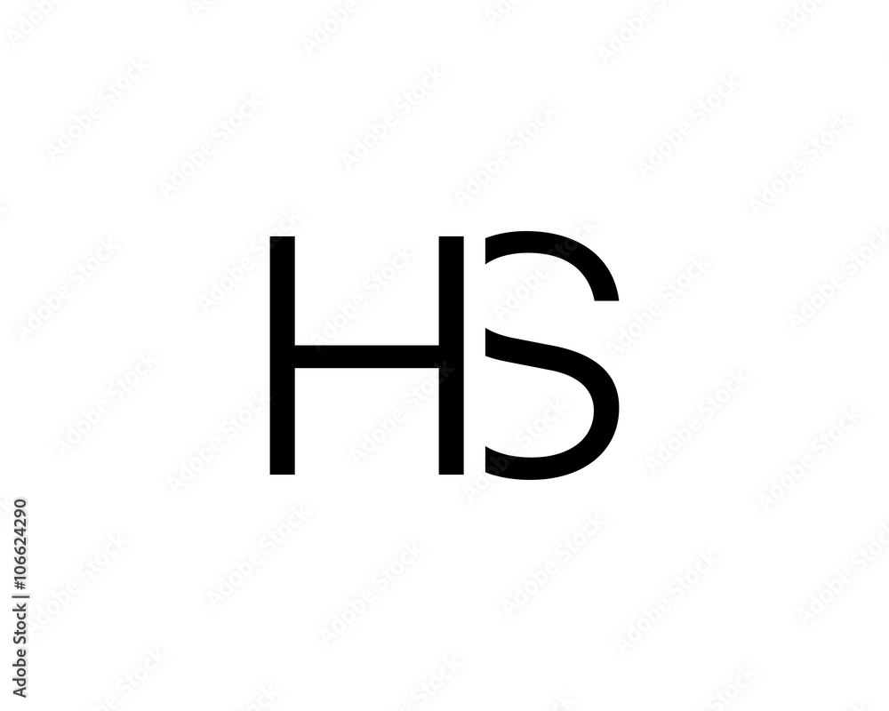 HS Letter Logo HS Letter Logo