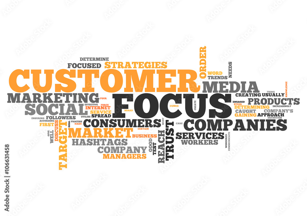Word Cloud Customer Focus