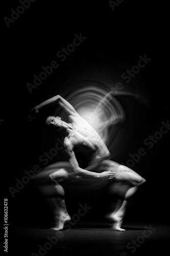Ballet dancer in black