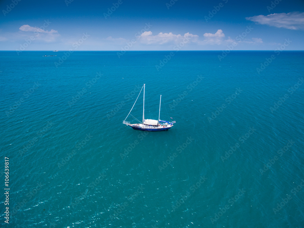 Obraz premium Aerial view of Koh Phangan, Thailand