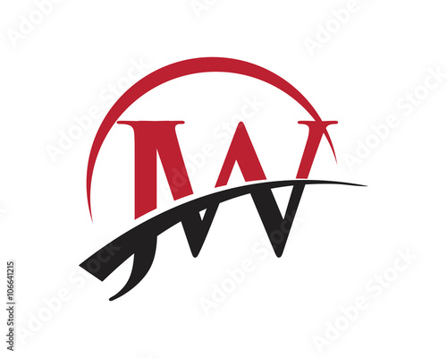JW red letter logo swoosh