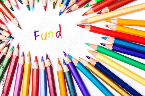  fund drawing by colour pencils